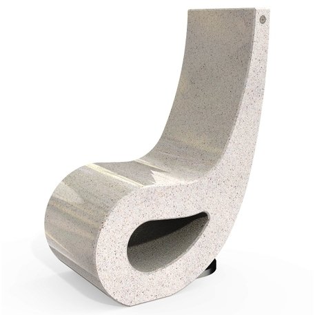 Liegestuhl aus Beton 'STF/BS-341/MDL'