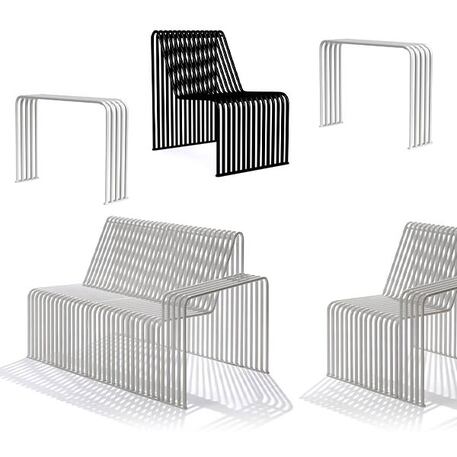 Metallbank 'Zeroquindici.015/Sofa 1980mm'