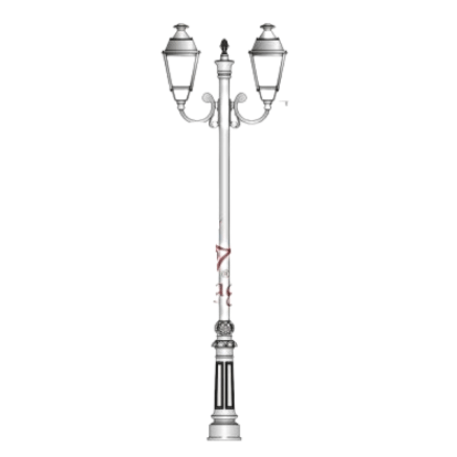 Straßenbeleuchtungsmasten 'VILLA-2_H/300cm'