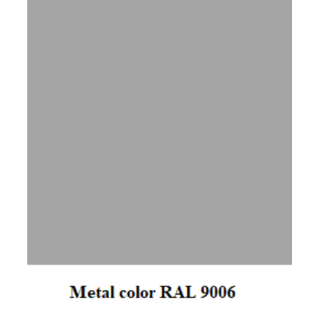 Abfallbehälter aus Metall '39x39xH/90cm 35L / BS-172'