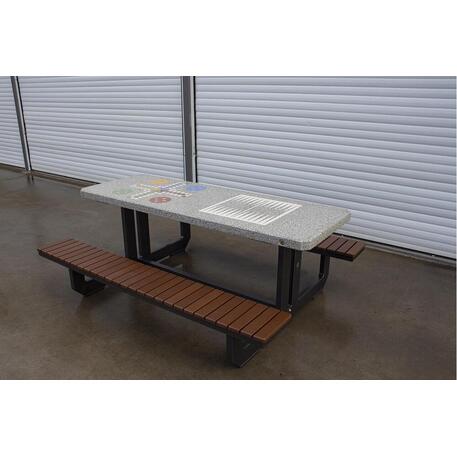Picknick Bank / Tisch-Kombination, Premium-Linie '190x148xH/72cm / BS-251'
