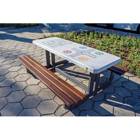 Picknick Bank / Tisch-Kombination, Premium-Linie '190x148xH/72cm / BS-251'