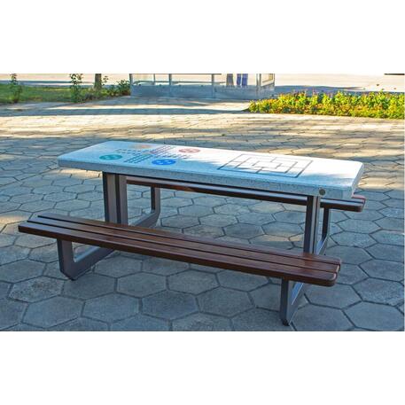 Picknick Bank / Tisch-Kombination, Premium-Linie '190x148xH/72cm / BS-251'