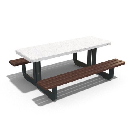 Picknick Bank / Tisch-Kombination, Premium-Linie '190x148xH/72cm / BS-251'