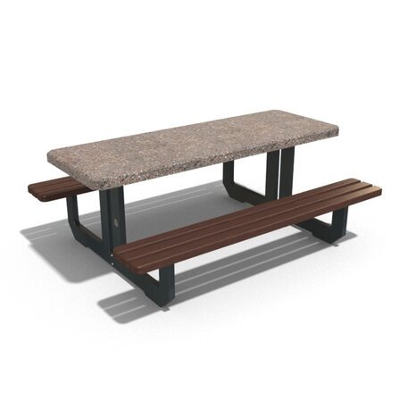 Picknick Bank / Tisch-Kombination, Premium-Linie '190x148xH/72cm / BS-251'