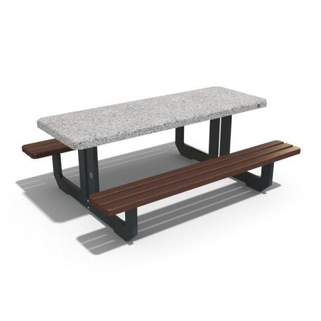 Picknick Bank / Tisch-Kombination, Premium-Linie '190x148xH/72cm / BS-251'