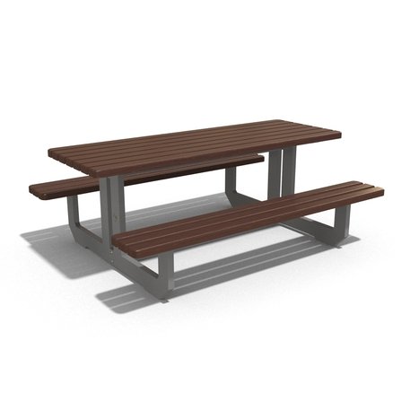 Picknick Bank / Tisch-Kombination, Premium-Linie '190x148xH/72cm / BS-228'