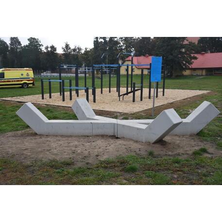 Parkbänke aus Beton 'STF/21-04-26MDL'