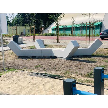 Parkbänke aus Beton 'STF/21-04-26MDL'