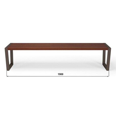 Metallbank ohne Rückenlehne 'BDS_TRP-190cm'