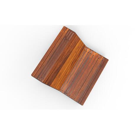Liegestühle aus Metall und Holz 'STF/26-04-16/MDL'