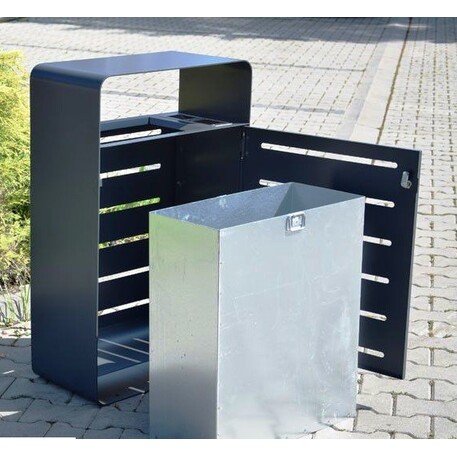 Abfallbehälter aus Metall 'BDS_TY/III-75L'