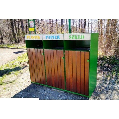 Abfallbehälter zum sortieren 'Ajaks I 3x80L'