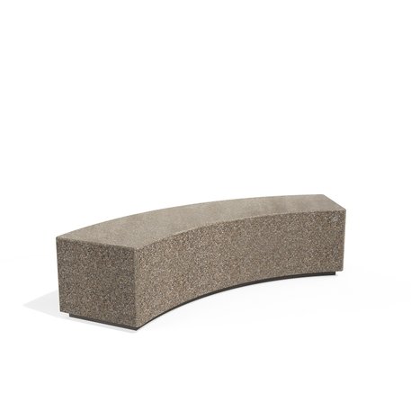 Betonbank im Freien mit Granitsplittern '200x69x45cm / BS-268-D'