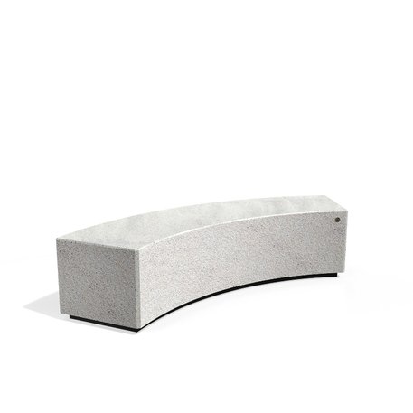 Betonbank im Freien mit Granitsplittern '200x69x45cm / BS-268-D'