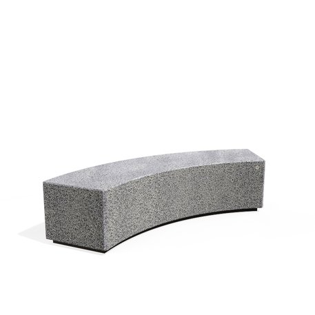 Betonbank im Freien mit Granitsplittern '200x69x45cm / BS-268-D'