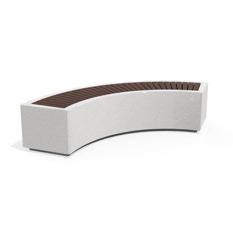 Modulare Betonparkbank '210x78x45cm / BS-268-V'