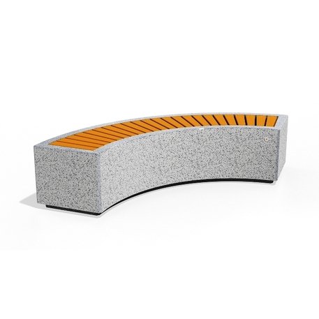 Modulare Betonparkbank '210x78x45cm / BS-268-V'