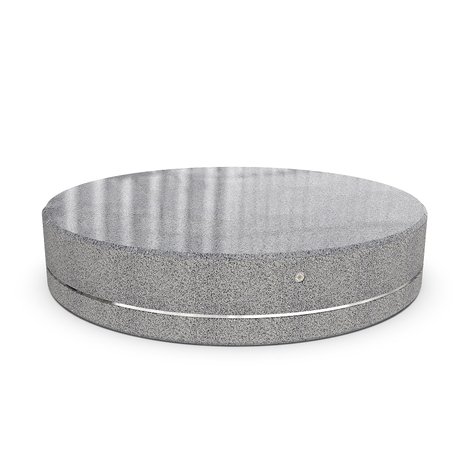 Runder Betontisch und Stuhlset, Premium-Linie 'Ø230xH/45cm / BS-339/112'