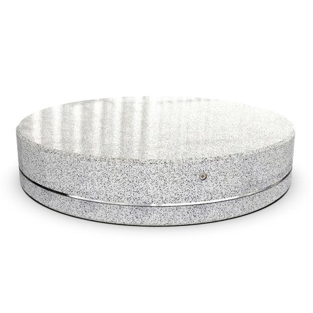 Runder Betontisch und Stuhlset, Premium-Linie 'Ø230xH/45cm / BS-339/112'