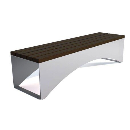 Metallbank ohne Rückenlehne 'BDS_GLA-180cm'