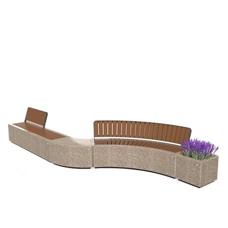 Betonbank '88,5x54,5x45cm / BS-268-R'