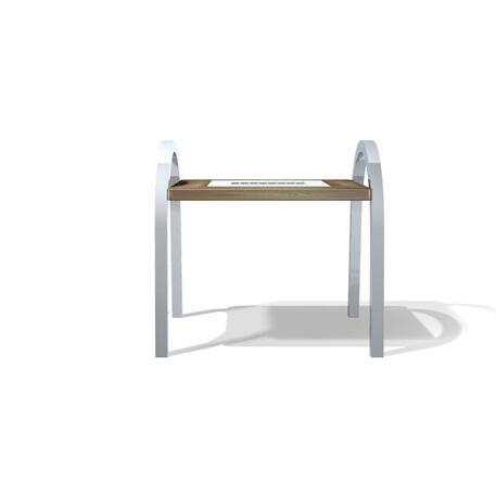 Schachtisch aus Metall 'STF/13-14-10/MDL'