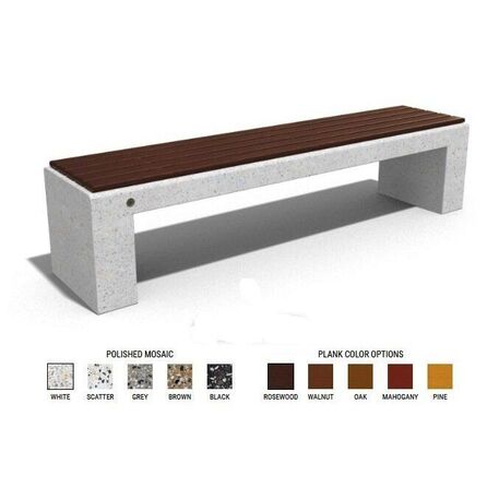 Betonparkbank '200x45x50cm / BS-126'
