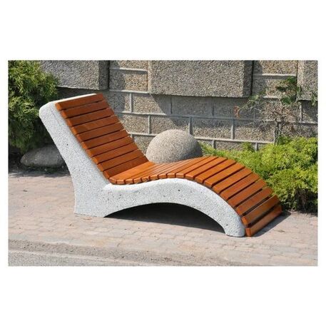 Concrete deck chair 'STF/LK05/MDL'
