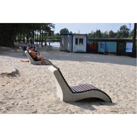 Concrete deck chair 'STF/LK05/MDL'