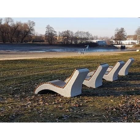 Concrete deck chair 'STF/LK05/MDL'