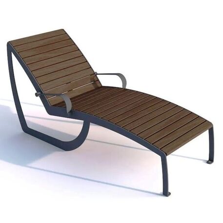 Metal deck chair 'STF/KR1/MDL'