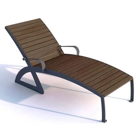 Metal deck chair 'STF/KR2/MDL'