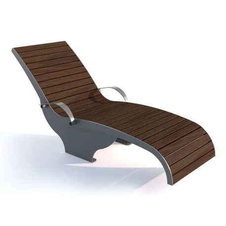 Metal deck chair 'STF/KR6/MDL'