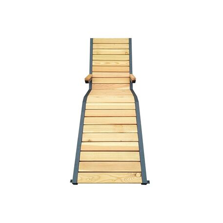 Metal deck chair 'STF/L2/MDL'