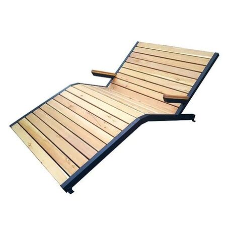 Metal deck chair 'STF/L3/MDL'