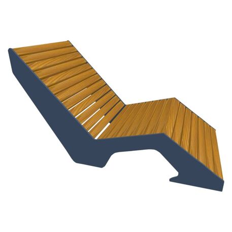 Metal deck chair 'STF/L8/MDL'