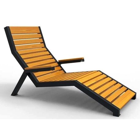 Metal deck chair 'STF/ML1/MDL'