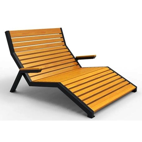 Metal deck chair 'STF/ML2/MDL'