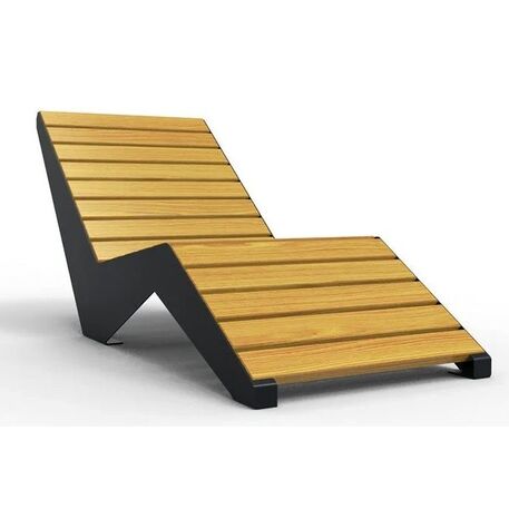 Metal deck chair 'STF/ML3/MDL'