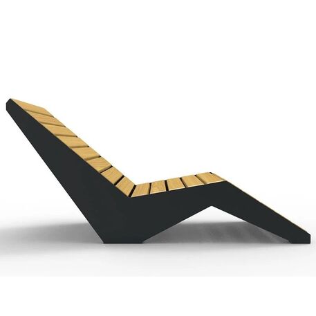 Metal deck chair 'STF/ML3/MDL'
