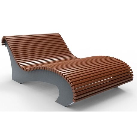 Metal deck chair 'STF/ML5/MDL'