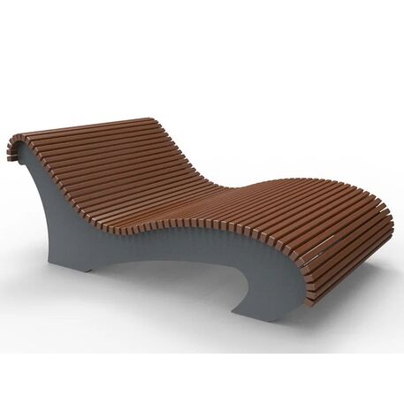 Metal deck chair 'STF/ML5/MDL'