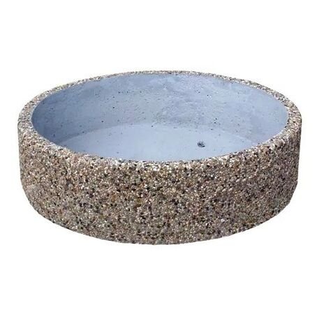Concrete flower planter Ø110xH/30cm