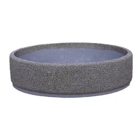 Concrete flower planter Ø130xH/40cm