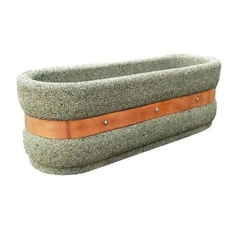 Concrete flower planter 120x40xH/40cm