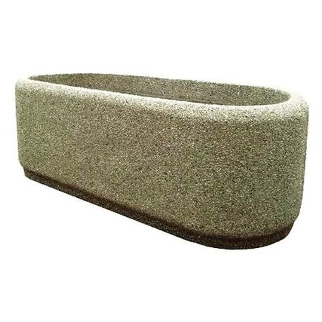 Concrete flower planter 120x40xH/40cm