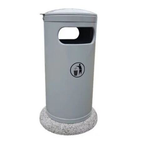 Metal litter bin 'STF/KU031/MDL_50L'