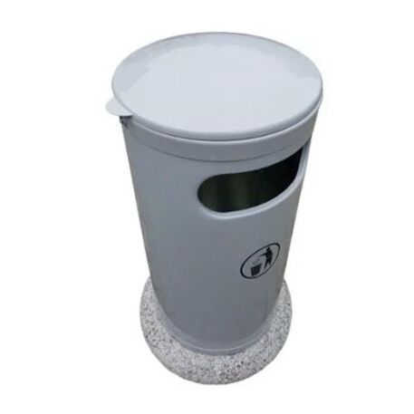 Metal litter bin 'STF/KU031/MDL_50L'