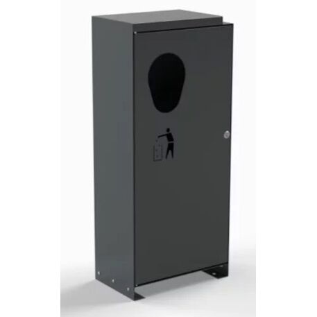 Metal litter bin 'STF/KU360/MDL_55L'